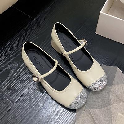 Mode Damen Sommerbekleidung 2025 Neue Mary Jane Einzelne Schuhe