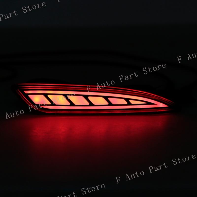 2PCS For Mazda CX-5 CX5 2022 2023 Rear Bumper Brake Light Tail Turn Signal Fog Lamp