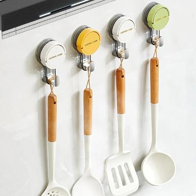 Suction Cup Hook Strong Vacuum No Punching Adhesive Hook Towel Rack Kitchen Bathroom Bathroom Wall No Marks Movable YLE375