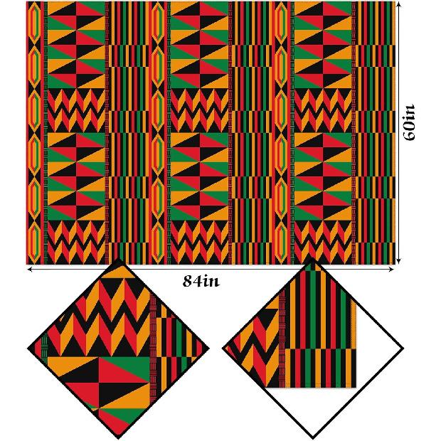 Hafangry Black History Month n Print Tablecloth Juneteenth Kwanzaa Heritage Holiday Celebration Party Decoration Rectangular Kitchen Dining Room Home