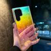 Glitter Aurora for  Acrylic Case for Samsung Galaxy S2 S24 S26 Ultra S23 S24 FE S22 Plus Magnetic Laser Gradient Cover