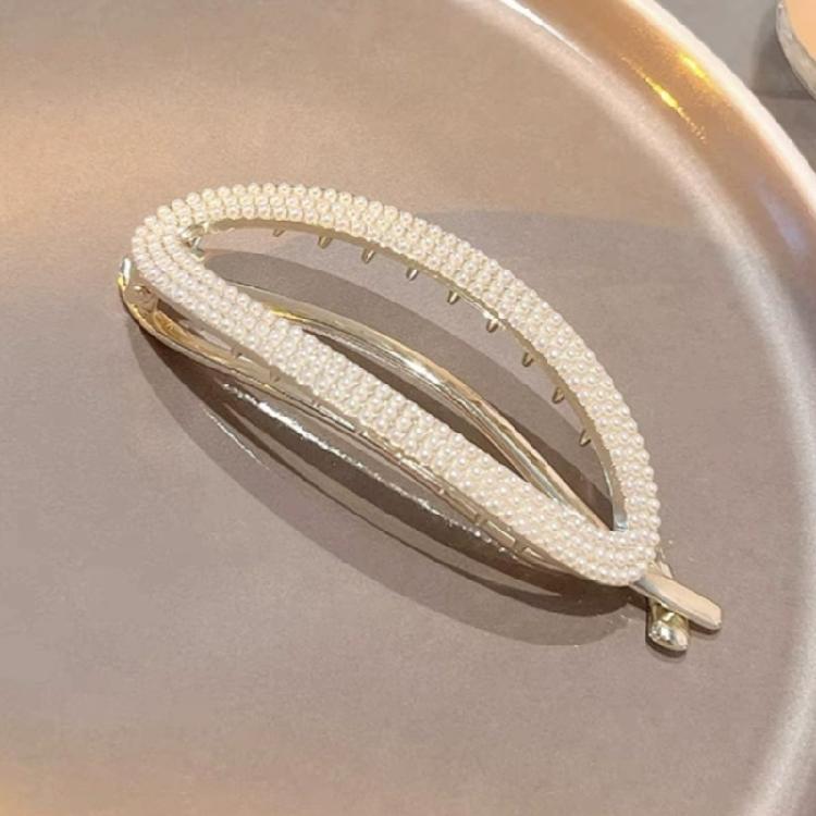 Elegant Slip Resistant Hairpins Rhinestones Finish Barrettes Women Girls Casual Formal Occasion Styling Necessities