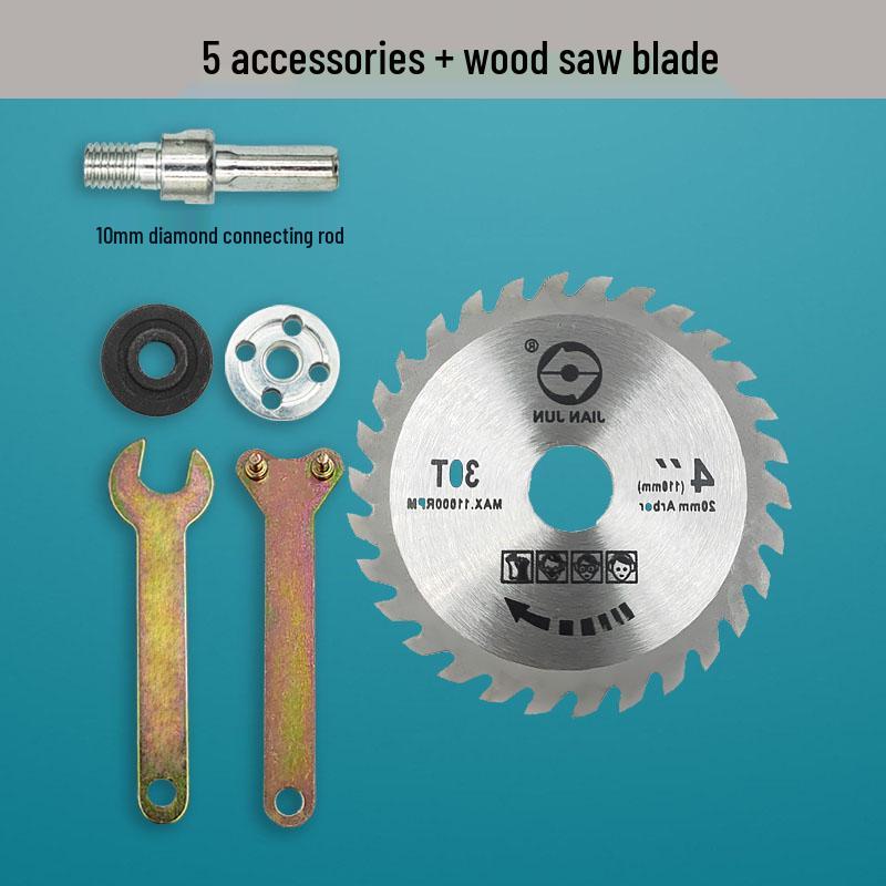 Hand Drill-to-Grinder Conversion Kit: Cutting, Polishing & Grinding Accessory Set