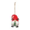 Cartoon Wooden Gnome Pendants Decorative Xmas Elf Doll Ornaments  Christmas Gift