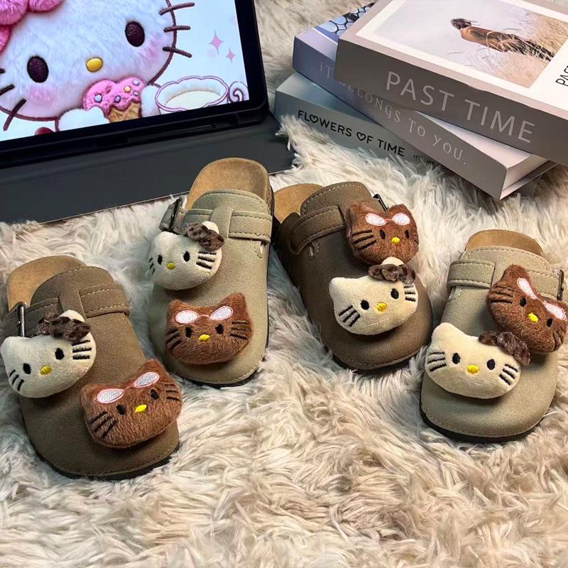 Girls' Slip-On Outdoor Clogs, 2025 Spring/Autumn, Soft and Non-Slip, for Older Children, Birkenstock-Style, Casual Wear.