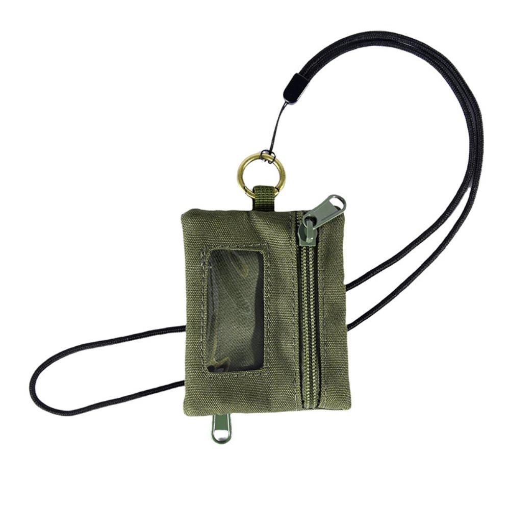 New Oxford Coin Purse Zipper Mini Key Case With Neck Rope Wallet Outdoor Cycling