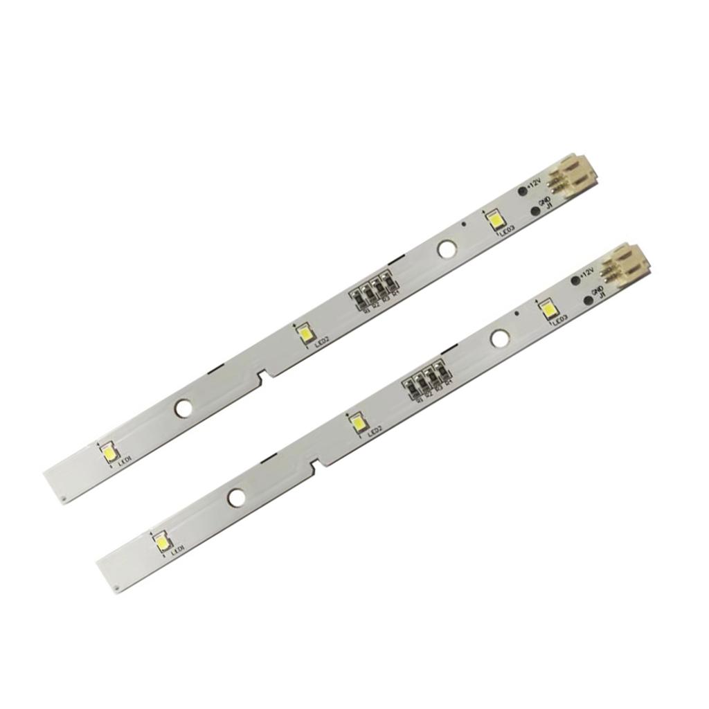 Confezione da 2 Strisce LED di Ricambio Componenti Pannello Per Modelli di Frigorifero MDDZ162A 1629348 1529227 12V Bianco Freddo