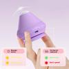 Massage Ball with Heat with Suction Cup Electric Vibrating Massage Ball Rechargeable Myofascial Release Tool for Neck Waist Back