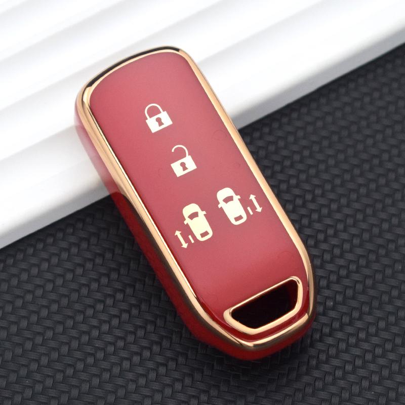 2/4 Buttons New TPU Remote Shell Fob For Honda New Nbox N-One Custom JF3 / JF4 N-BOX JF1 / JF2 N-BOX+ Plus N Wagon Car Key Case Cover