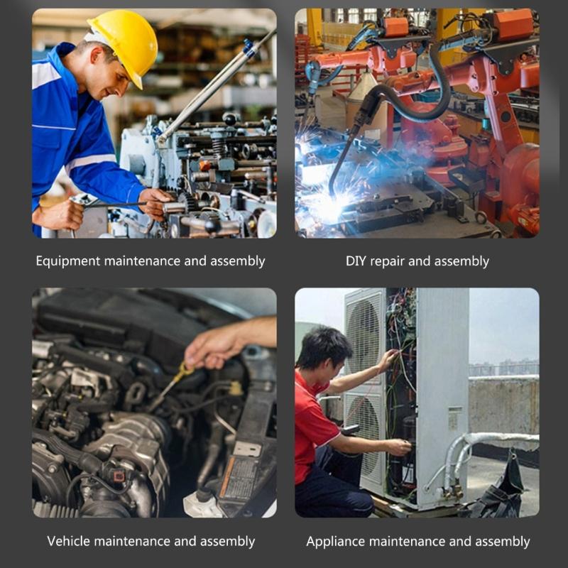 Heavy-duty Cylinder Snap Ring Pliers Internal Ring Remover Retaining Circlip Pliers 90 Degrees Bending Pliers Long Nose