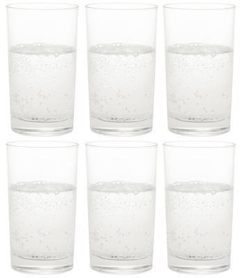 Toyo Sasaki Glass Tumbler Glass Sun Ace Tumbler 190ml Set of 6 Made In Japan Dishwasher Safe Unbreakable Glass Cup Glass Cup Commercial Glass 08206HS