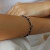 [White Gold] Mini Onyx Bracelet