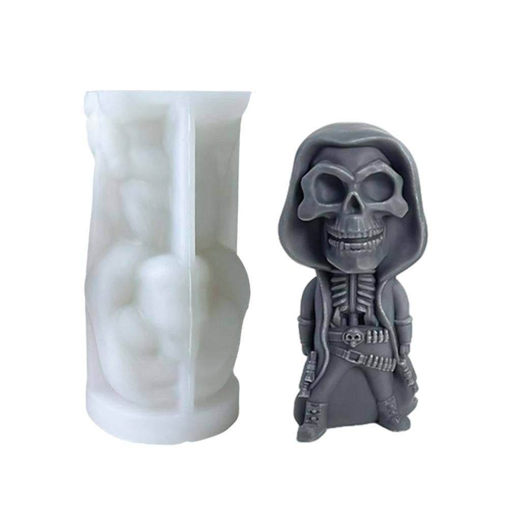 3D Pumpkin Resin Mold Skull Candle Molds DIY Craft Silicone Handmade Candle Making Mould Epoxy Casting Tool