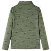 Chemise pour enfants kaki mélangé 92/104/116/128/140