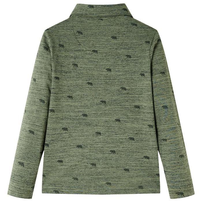 Chemise pour enfants kaki mélangé 92/104/116/128/140