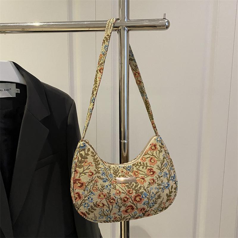 

Новая летняя сумка-тоут большой вместимости с росписью в виде цветов, повседневная литературная на плечо, женская сумка розовый