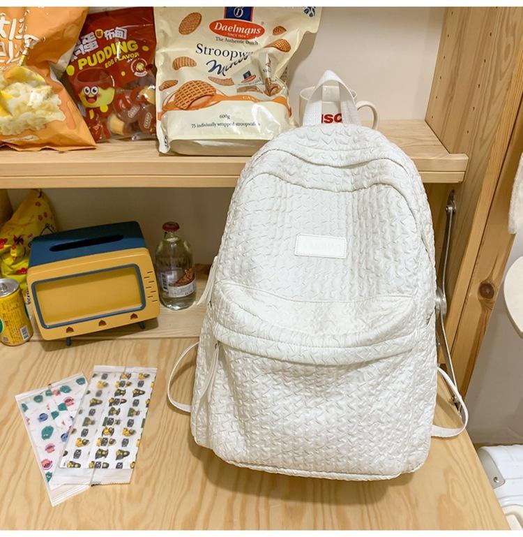 Schoolbag new student backpack simple fashion casual Mori small fresh schoolbag sweet wind versatile backpack high sense