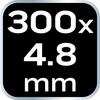 EXTREME Cable Ties 4.8 × 300 Mm, Black, 20 Pcs.