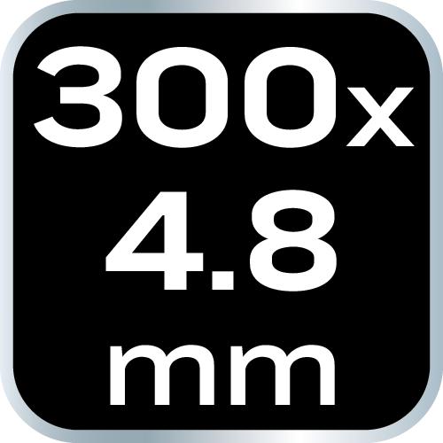 EXTREME Cable Ties 4.8 × 300 Mm, Black, 20 Pcs.