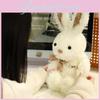 Adorable Tie Bow Cartoon Rabbit Plush Doll Children Toy For Gift Birthday