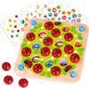 Nene Toys - Jeu Memory Jardin Des Coccinelles - Jeu De Mémoire Éducatif En Bois Pour Enfants De 3, 4 Et 5 Ans - 10 Décors - Stimule