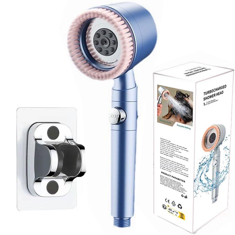 Powerful Pressurized Handheld Lotus Showerhead with Filter