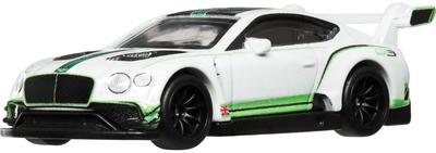 Hot Wheels Automobilová kultura Race Day 2018 Bentley Continental GT3 Vehicle Toy Mini Car 3 roky staré a vyšší bílé HRV93