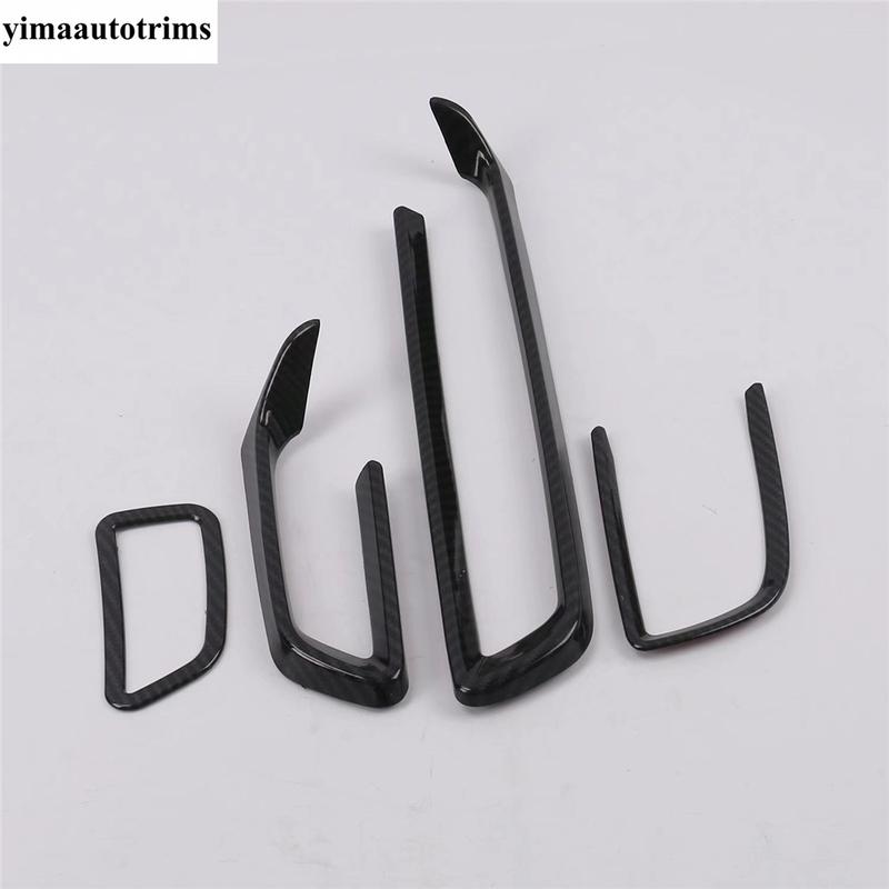 Dashboard Central Middle Air AC Conditioning Outlet Vent Frame Decoration Cover Trim Accessories For Honda FIT JAZZ 2014 -