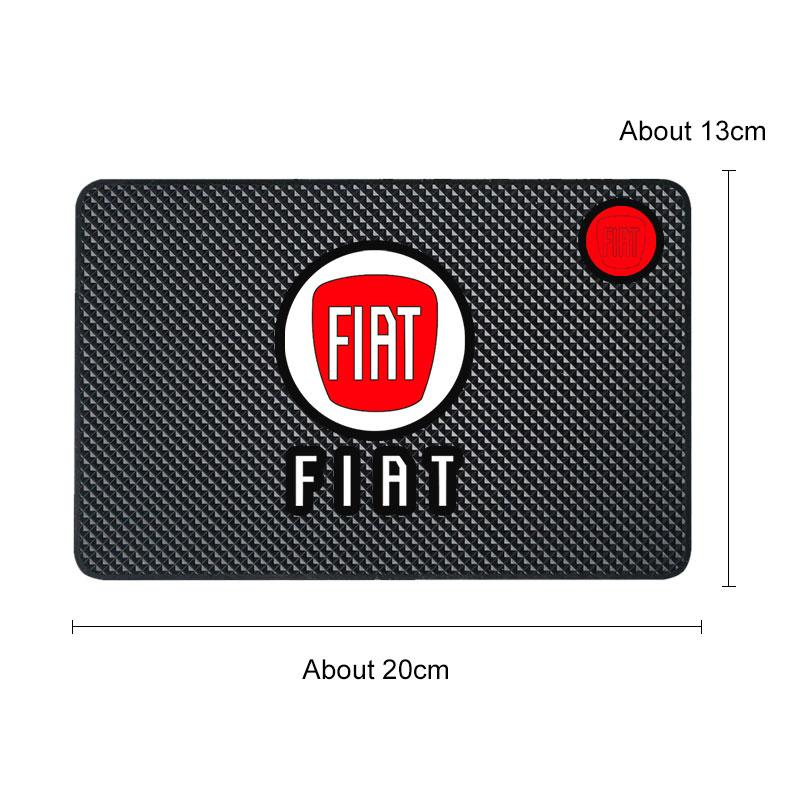 Znak auta Protiskluzová podložka Materiál PVC Pro Fiat Abarth 500 Tipo Panda Argo Freemont Protiskluzové podložky do úložného prostoru Příslušenství do auta