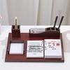 Wooden Desk Calendar Stand with Pen Holder