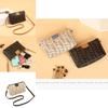 Small Square Crossbody Pvc Bag With Card And Coin Compartments