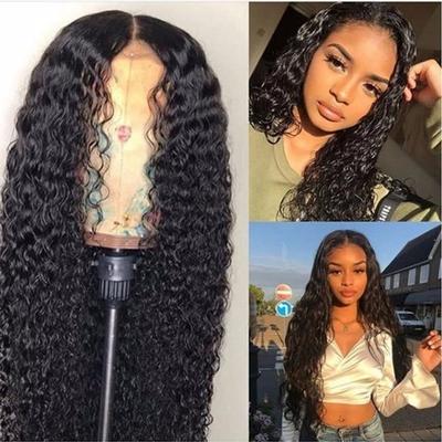 Peruvian Wigs Curly Hair Women Wig Glueless Lace Front Wavy Hair