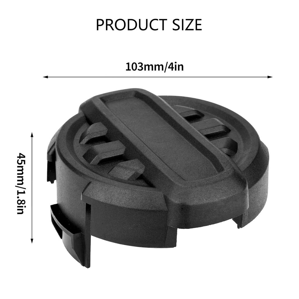 2 Pack String Trimmer Head Caps Cover and Spring for Quickfeed Parts Compatibles with DCST922P1 DCST922B DCST972X1 Model