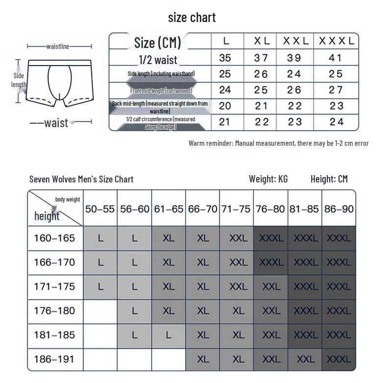 SEPTWOLVES Men's Breathable Modal Boxer Briefs