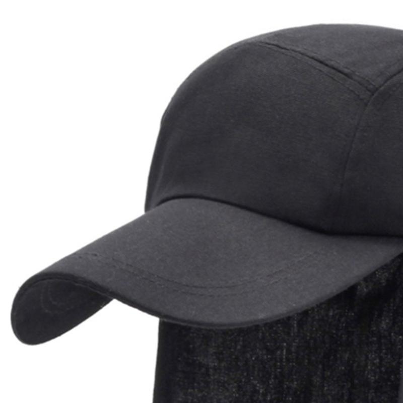Traveling Sun Protections Hat Fishing Hat with Neck Flap Outdoor Hiking Hat Adjustable Baseball Caps for Women Men