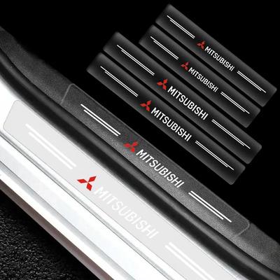 Protector prag mașină Autocolant decorativ transparent cu insignă Pentru Asx Lancer Outlander Pajero Ralliart Accesorii auto