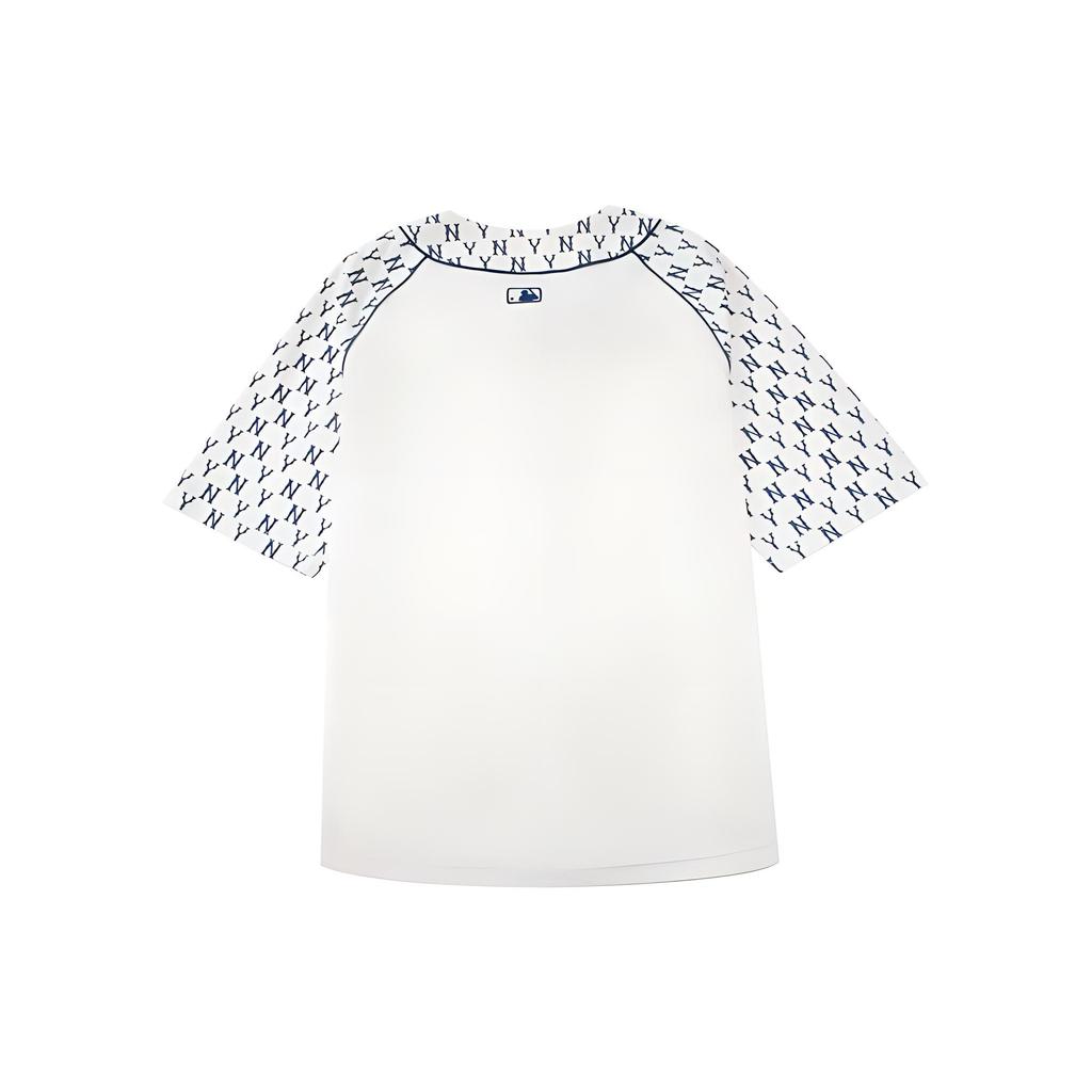 New MLB Old Flower Baseball Jacket Unisex Cream 3ABSM0121-50CRS