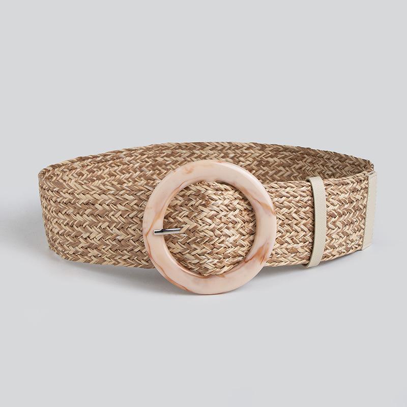 

Бохо Пояс Женский Плетеный Неподдерживаемый Пояс из Рафии Натуральный Отпуск Широкий Женский Пояс 100cm