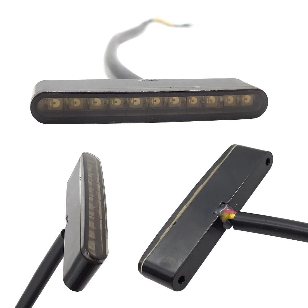 Motorcycle Tail Light LED Motorbike Rear Brake Lamp Stop Brake Light Lamp for Scooter ATV Cafe Racer Bobber Suzuki Kawasaki Bike