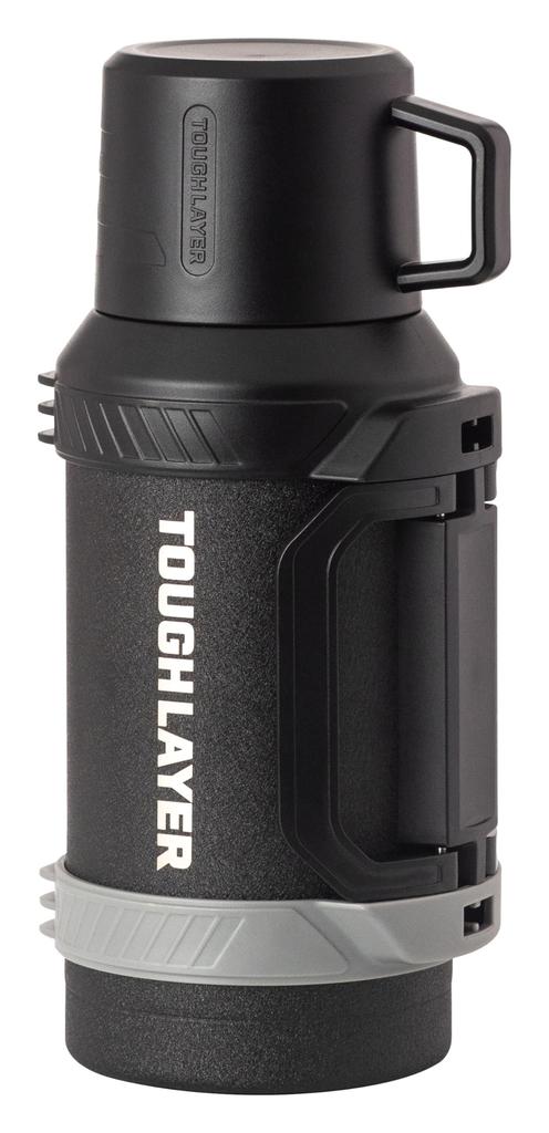 Atlas Water Vacuum Insulated Double Large Comes with Shoulder Can Be Placed Scratch Tough Layer Bottle, Outdoor, Camping, 1.6 Liters, Warm/Cold,