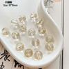 Sparkling Galaxy Gold Retro Heart & Star Beaded Acrylic Bracelet/Necklace Kit