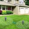 Solar Powered Waterproof Spiral Mole Repellent Ultrasonic Rodent/Snake/Bird Animal for Farm Courtyards