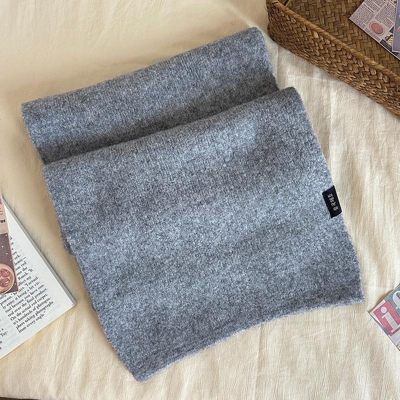 Luochi Women s Pure Wool Knit Scarf - Winter Warm Korean Style Neck Warmer