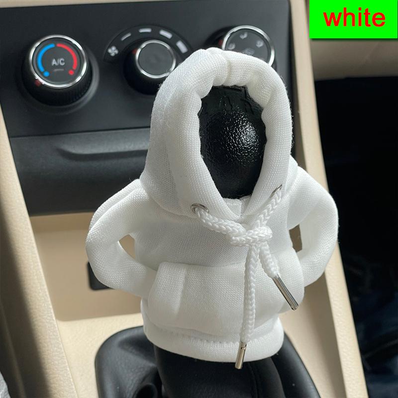 High quality car shift knob hooded sweatshirt decoration shift lever handle kit cover car interior accessories car stick hoodie