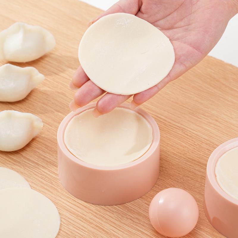 Fabricante de Masa para Empanadillas Prensa de Masa Molde para Wrappers Forma Redonda Creación Esencial de Cocina Fácil de Limpiar Reutilizable Herramienta de Cocina Bricolaje