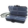 Hot 9 Compartments Assorted Fishing Lure Baits Fishing Tackle Box Storage Case