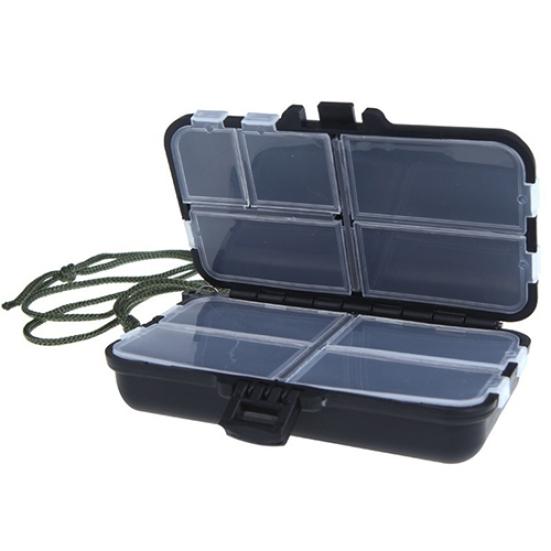 Hot 9 Compartments Assorted Fishing Lure Baits Fishing Tackle Box Storage Case