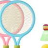 Tennis Rackets Set, Racquet with 1Pcs Balls, Badminton, for Children Outdoor and Indoor