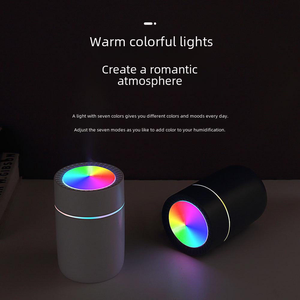 Colorful USB Mini Car Humidifier: Silent Aromatherapy Machine & Gift