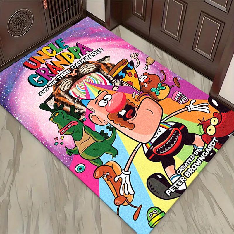 Uncle Grandpa Carpet Rug for Living Room Bedroom Home Sofa Decoration,Kids play Non-slip Floor Mat